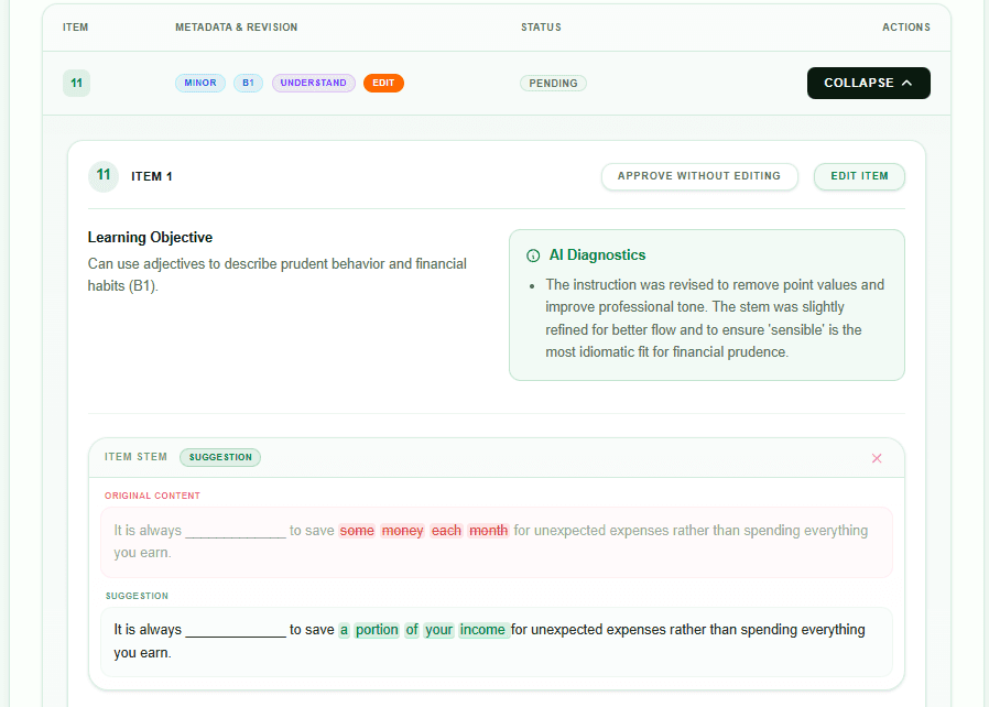 Green Lens AI feature preview